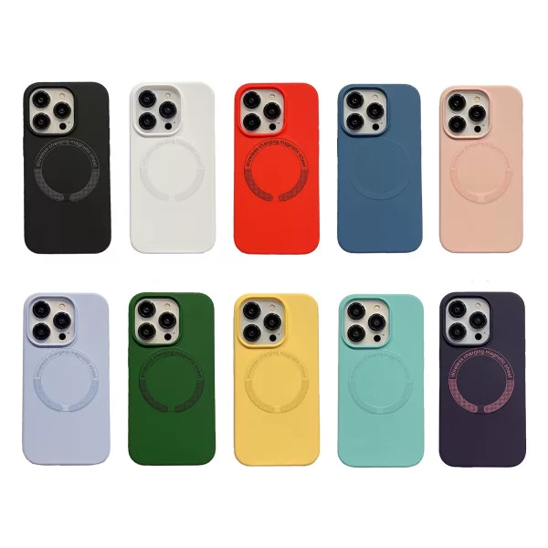 Чехол Screen Geeks Magsafe Liquid Silicone Apple iPhone 12 Pro [Lavander]